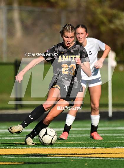 Thumbnail 2 in Staples @ Amity Regional (CIAC Class LL Qtr Final) photogallery.