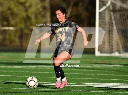 Thumbnail 2 in Staples @ Amity Regional (CIAC Class LL Qtr Final) photogallery.
