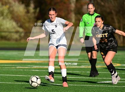 Thumbnail 3 in Staples @ Amity Regional (CIAC Class LL Qtr Final) photogallery.