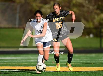 Thumbnail 2 in Staples @ Amity Regional (CIAC Class LL Qtr Final) photogallery.