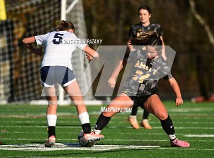 Thumbnail 1 in Staples @ Amity Regional (CIAC Class LL Qtr Final) photogallery.