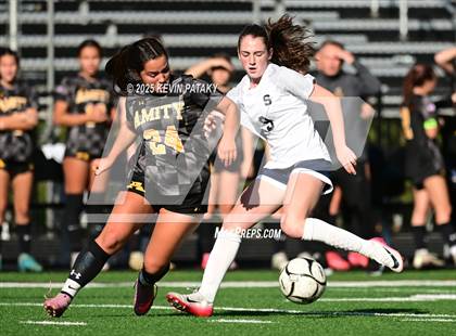 Thumbnail 2 in Staples @ Amity Regional (CIAC Class LL Qtr Final) photogallery.