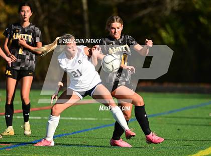 Thumbnail 3 in Staples @ Amity Regional (CIAC Class LL Qtr Final) photogallery.