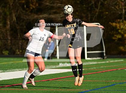 Thumbnail 3 in Staples @ Amity Regional (CIAC Class LL Qtr Final) photogallery.