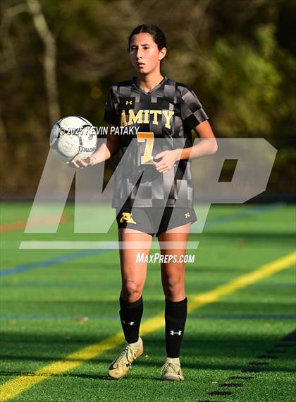 Thumbnail 2 in Staples @ Amity Regional (CIAC Class LL Qtr Final) photogallery.