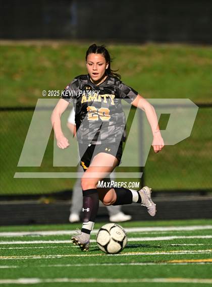 Thumbnail 3 in Staples @ Amity Regional (CIAC Class LL Qtr Final) photogallery.