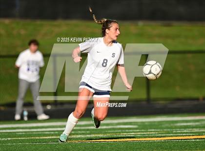 Thumbnail 1 in Staples @ Amity Regional (CIAC Class LL Qtr Final) photogallery.