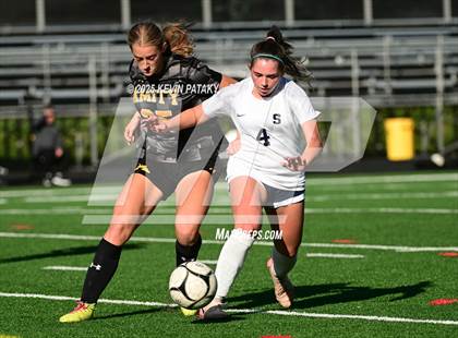 Thumbnail 2 in Staples @ Amity Regional (CIAC Class LL Qtr Final) photogallery.