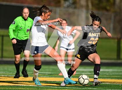 Thumbnail 3 in Staples @ Amity Regional (CIAC Class LL Qtr Final) photogallery.