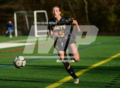 Thumbnail 1 in Staples @ Amity Regional (CIAC Class LL Qtr Final) photogallery.