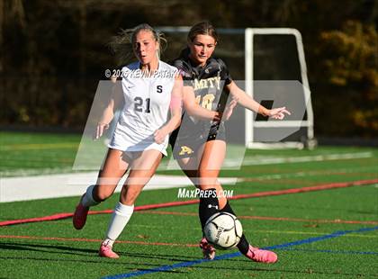 Thumbnail 3 in Staples @ Amity Regional (CIAC Class LL Qtr Final) photogallery.