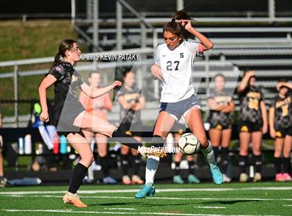 Thumbnail 3 in Staples @ Amity Regional (CIAC Class LL Qtr Final) photogallery.