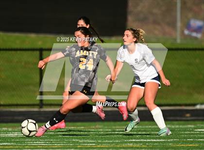 Thumbnail 2 in Staples @ Amity Regional (CIAC Class LL Qtr Final) photogallery.