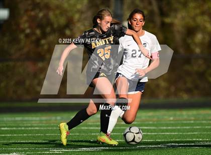 Thumbnail 2 in Staples @ Amity Regional (CIAC Class LL Qtr Final) photogallery.