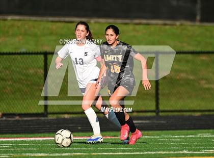 Thumbnail 1 in Staples @ Amity Regional (CIAC Class LL Qtr Final) photogallery.
