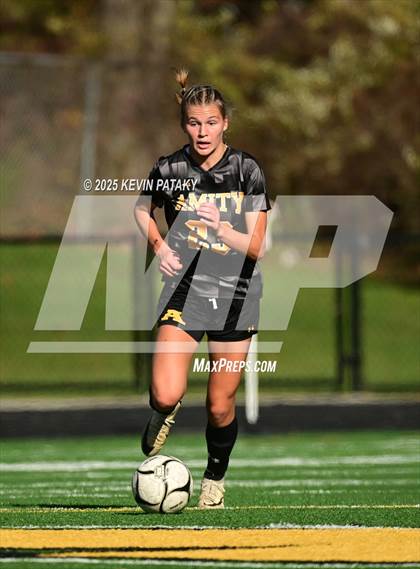 Thumbnail 2 in Staples @ Amity Regional (CIAC Class LL Qtr Final) photogallery.
