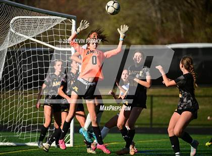 Thumbnail 3 in Staples @ Amity Regional (CIAC Class LL Qtr Final) photogallery.