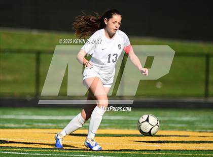 Thumbnail 2 in Staples @ Amity Regional (CIAC Class LL Qtr Final) photogallery.