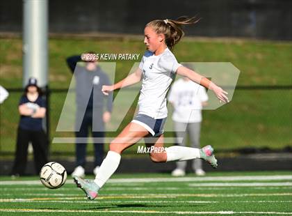Thumbnail 1 in Staples @ Amity Regional (CIAC Class LL Qtr Final) photogallery.