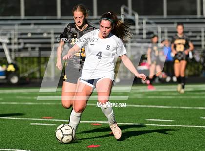 Thumbnail 3 in Staples @ Amity Regional (CIAC Class LL Qtr Final) photogallery.