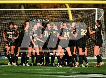 Thumbnail 1 in Staples @ Amity Regional (CIAC Class LL Qtr Final) photogallery.