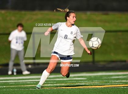 Thumbnail 3 in Staples @ Amity Regional (CIAC Class LL Qtr Final) photogallery.