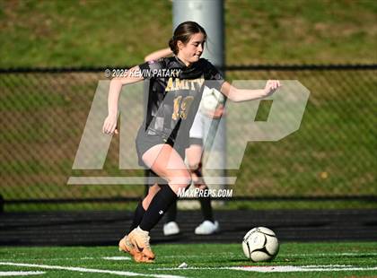 Thumbnail 3 in Staples @ Amity Regional (CIAC Class LL Qtr Final) photogallery.