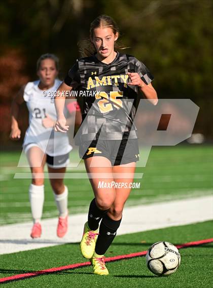 Thumbnail 1 in Staples @ Amity Regional (CIAC Class LL Qtr Final) photogallery.