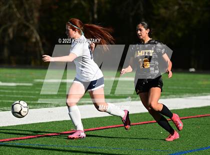 Thumbnail 1 in Staples @ Amity Regional (CIAC Class LL Qtr Final) photogallery.