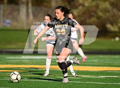 Thumbnail 1 in Staples @ Amity Regional (CIAC Class LL Qtr Final) photogallery.