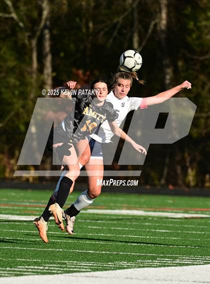 Thumbnail 1 in Staples @ Amity Regional (CIAC Class LL Qtr Final) photogallery.