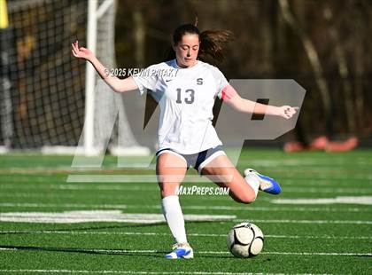 Thumbnail 3 in Staples @ Amity Regional (CIAC Class LL Qtr Final) photogallery.