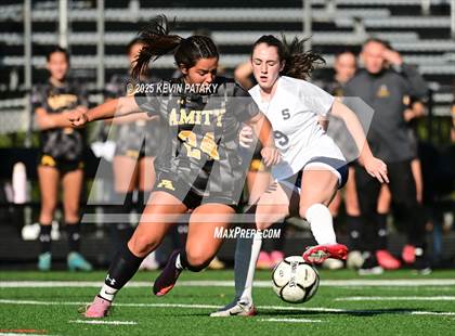 Thumbnail 1 in Staples @ Amity Regional (CIAC Class LL Qtr Final) photogallery.