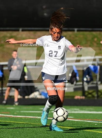 Thumbnail 2 in Staples @ Amity Regional (CIAC Class LL Qtr Final) photogallery.