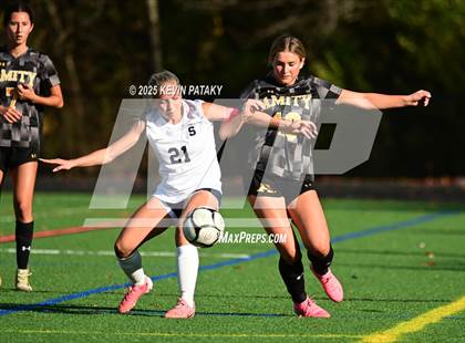 Thumbnail 3 in Staples @ Amity Regional (CIAC Class LL Qtr Final) photogallery.