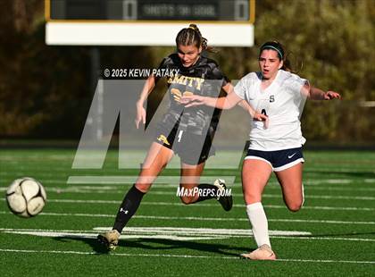 Thumbnail 3 in Staples @ Amity Regional (CIAC Class LL Qtr Final) photogallery.