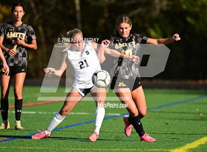 Thumbnail 2 in Staples @ Amity Regional (CIAC Class LL Qtr Final) photogallery.