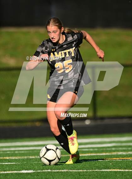 Thumbnail 1 in Staples @ Amity Regional (CIAC Class LL Qtr Final) photogallery.