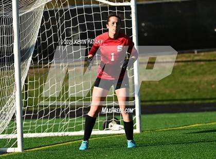 Thumbnail 2 in Staples @ Amity Regional (CIAC Class LL Qtr Final) photogallery.