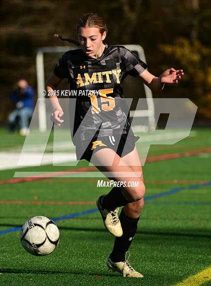 Thumbnail 1 in Staples @ Amity Regional (CIAC Class LL Qtr Final) photogallery.