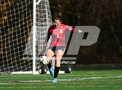 Thumbnail 3 in Staples @ Amity Regional (CIAC Class LL Qtr Final) photogallery.