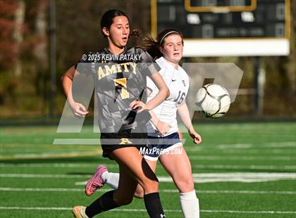 Thumbnail 3 in Staples @ Amity Regional (CIAC Class LL Qtr Final) photogallery.