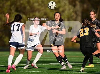 Thumbnail 1 in Staples @ Amity Regional (CIAC Class LL Qtr Final) photogallery.