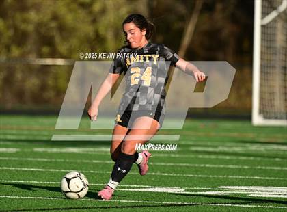 Thumbnail 3 in Staples @ Amity Regional (CIAC Class LL Qtr Final) photogallery.