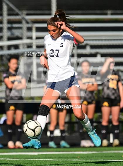 Thumbnail 2 in Staples @ Amity Regional (CIAC Class LL Qtr Final) photogallery.