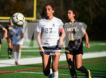 Thumbnail 2 in Staples @ Amity Regional (CIAC Class LL Qtr Final) photogallery.