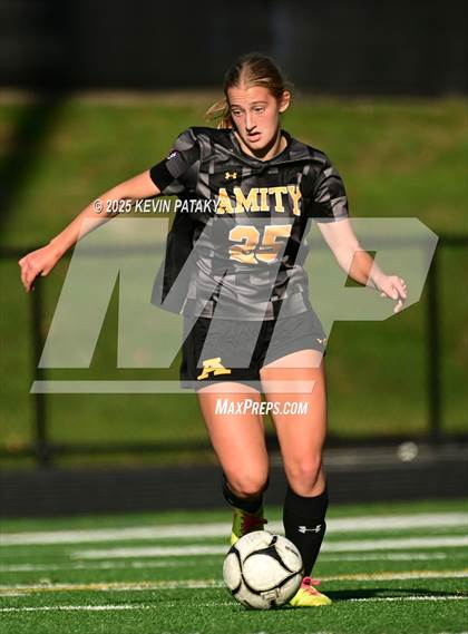 Thumbnail 3 in Staples @ Amity Regional (CIAC Class LL Qtr Final) photogallery.