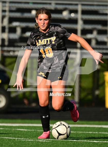 Thumbnail 3 in Staples @ Amity Regional (CIAC Class LL Qtr Final) photogallery.