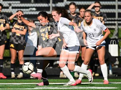 Thumbnail 3 in Staples @ Amity Regional (CIAC Class LL Qtr Final) photogallery.