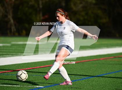 Thumbnail 1 in Staples @ Amity Regional (CIAC Class LL Qtr Final) photogallery.